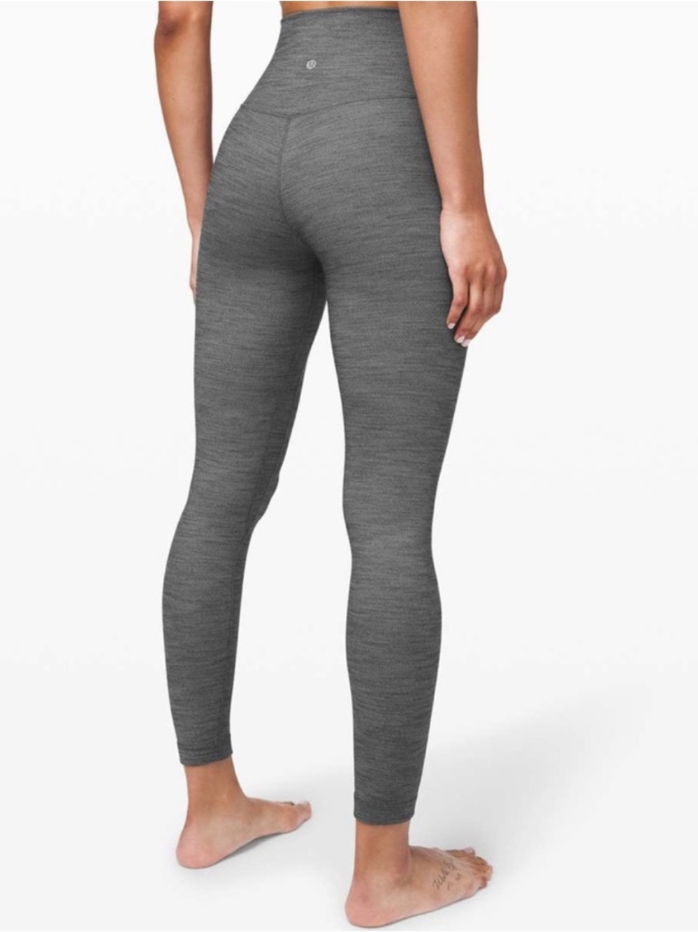 Lululemon Align 25” jacquard grey herringbone
